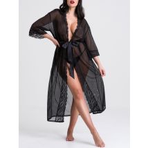 Lovehoney Empress Black Long Robe - Amorana