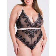 Lovehoney Lustrous Lace Black Body - Amorana
