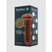 Autoblow A.i. Silicone Vagina Sleeve Brown - Amorana
