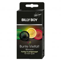 Billy Boy, Diverse Colors, Condom, 12 Pieces - Amorana