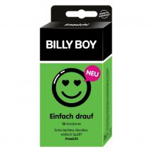 Billy Boy, Einfach Drauf, Kondom, Transparent, 12 Stück - Amorana
