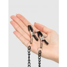 Bondage-boutique Rosenhalsband Mit Nippelklemmen - Amorana