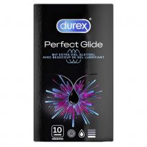 Durex, Perfect Glide, Condom, 10 Pieces - Amorana