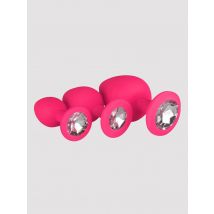 EasyToys Diamond Plug Set Anal plug, Pink - Amorana