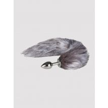 EasyToys Fox Tail Anal Plug, Silber - Amorana