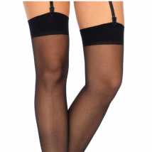 Leg Avenue, Sheer Classic Plus Size, Stockings, Plus Size - Amorana