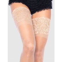 Leg-avenue Stay-up Beige Halterlose Strümpfe, Beige - Amorana