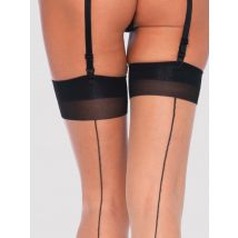 Leg-avenue Two Tone Strümpfe, Beige - Amorana
