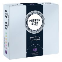 Mister Size, Mister Size 69, Kondom, Transparent, 36 Stück - Amorana