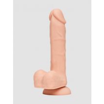 Lifelike Lover Classic Dual Density Silicone Dildo With Balls 8 Inch - Flesh Pink, Flesh Pink - Amorana