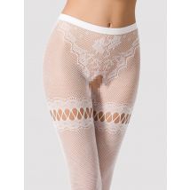 Passion S015 Strumpfhosen, Weiss - Amorana