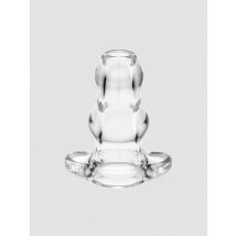 Perfect-Fit Double Tunnel Medium Anal plug, Transparently - Amorana