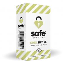 Safe, King Size XL, Kondom, Transparent - Amorana