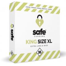 Safe, King Size, Kondom, Transparent - Amorana