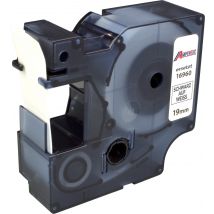 Label Band kompatibel zu Dymo D1 16960 (S0718070) schwarz auf weiß