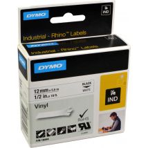 Dymo Label Band IND 18444 (S0718600) schwarz auf weiß 12mm x 5,5m