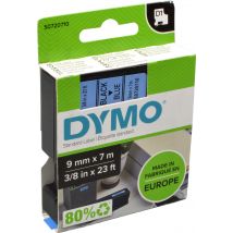 Dymo Label Band D1 40916 (S0720710) schwarz auf blau  9mm x 7m