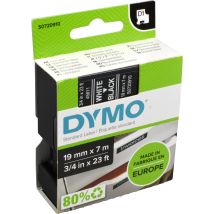 Dymo Label Band D1 45811 (S0720910) weiß auf schwarz  19mm x 7m