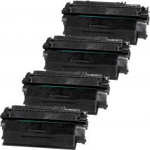 4 Ampertec Toner XL ersetzt Canon 715H  schwarz