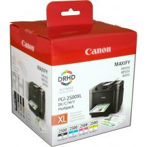 4 Canon Tinten 9254B004  PGI-2500XL BK C M Y  4-farbig