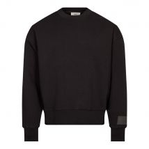 Sleeve Patch Sweatshirt - Black