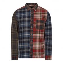 Check Panel Shirt - Blue / Red