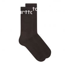 Script Logo Socks - Black