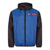 Hooded Zip Jacket - Blue / Black