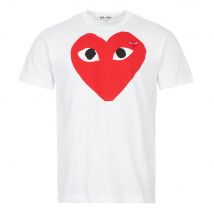 Large Double Heart Logo T-Shirt - White