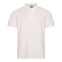 Resist Dyed Polo Shirt - Heavenly Pink