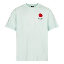Japanese Sun T-Shirt - Bleached Aqua