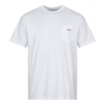 Tricolour Fox Pocket T-Shirt - White