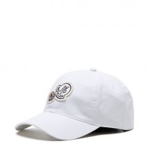 Double Logo Cap - White