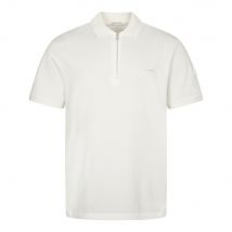 Zip Polo Shirt - White