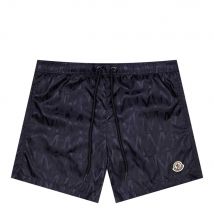Monogram Swim Shorts - Navy