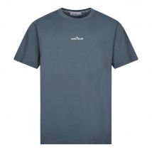 Back Print T-Shirt - Dark Blue