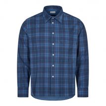 Cord Check Shirt - Blue