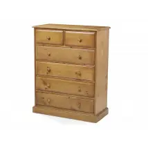 Archers Berwick 42 Drawer Pine Wooden Chest of Drawers Assembled