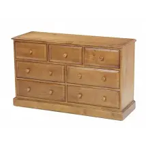 Archers Berwick 43 Drawer Pine Wooden Chest of Drawers Assembled