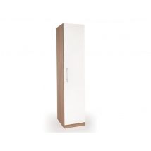 Harmony Hyde White and Oak 1 Door Single Wardrobe