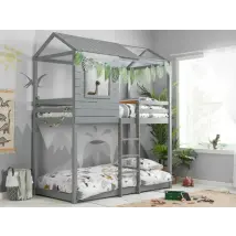 Birlea Adventure 3ft Grey Wooden Bunk Bed Frame