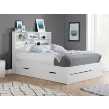 Birlea Alfie 5ft King Size White Wooden 1 Drawer Bed Frame