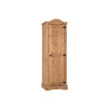 Seconique Corona Pine 1 Door Single Wardrobe