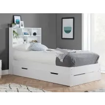 Birlea Alfie 3ft Single White Wooden 1 Drawer Bed Frame