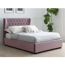 Kyoto Kensington 4ft6 Double Heather Velvet Ottoman Bed Frame