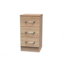 Welcome Avon 3 Drawer Bedside Table Assembled