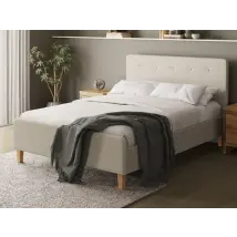 GFW Ashbourne 5ft King Size Natural Fabric Bed Frame