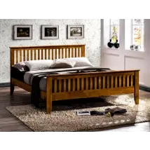 Time Living Turin 4ft6 Double Honey Oak Wooden Bed Frame