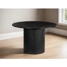 Birlea Axel 120cm Black Dining Table