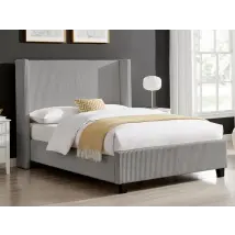 Limelight Gemini Grey Cord Bed Frame - 4ft6 Double